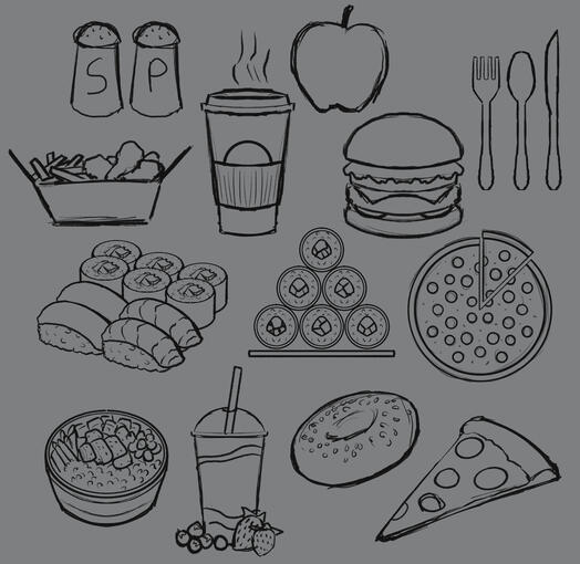 JSAC Food Patterns Sketch