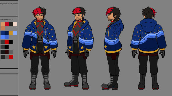 Angel with Jacket Character Sheet (2025)