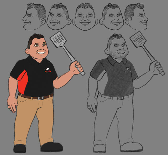 Ray Carnes Character Concept (2023)