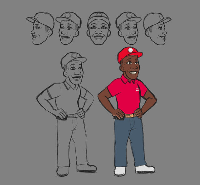 Larry Jones Character Concept (2023)