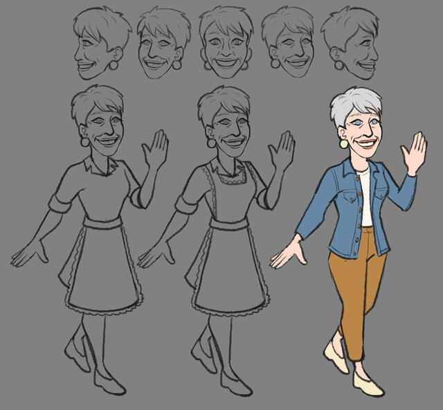 Vera Stewart Character Concept (2023)