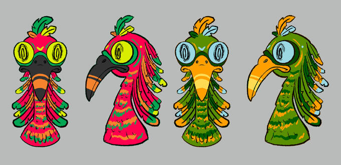 The Flock of Forgotten Faces Character Concept 3 (2024)