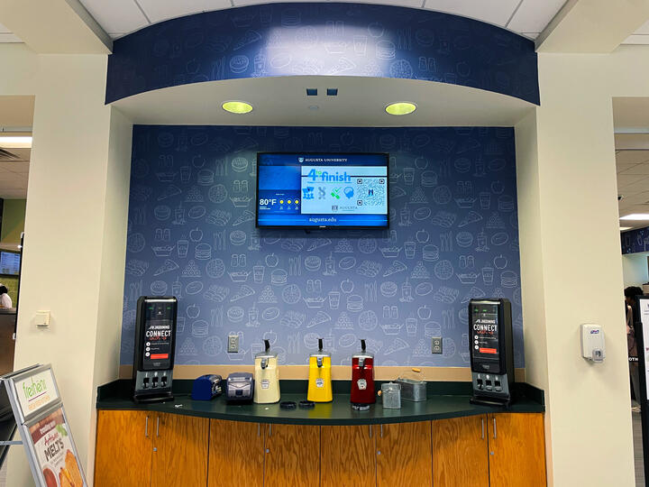 JSAC Dining Hall Food Wallpaper Wrap