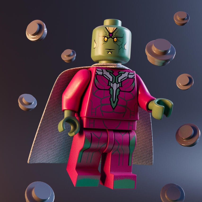 The Touch: Marvel Parody Lego Minifig (2023)
